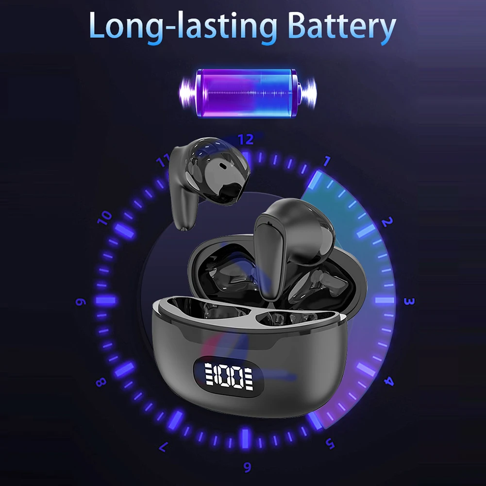 144 Languages Real Time Translator Earbuds Wireless Bluetooth-Compatible 5.1 Two-Way Translator Headset IPX6 Waterproof