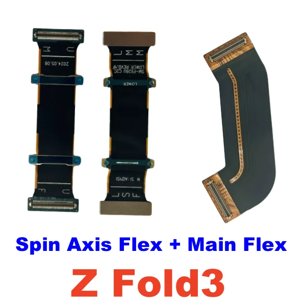 Spin Axis Flex Cable for Samsung Foldable Devices - Hinge LCD Display Main Board Flex