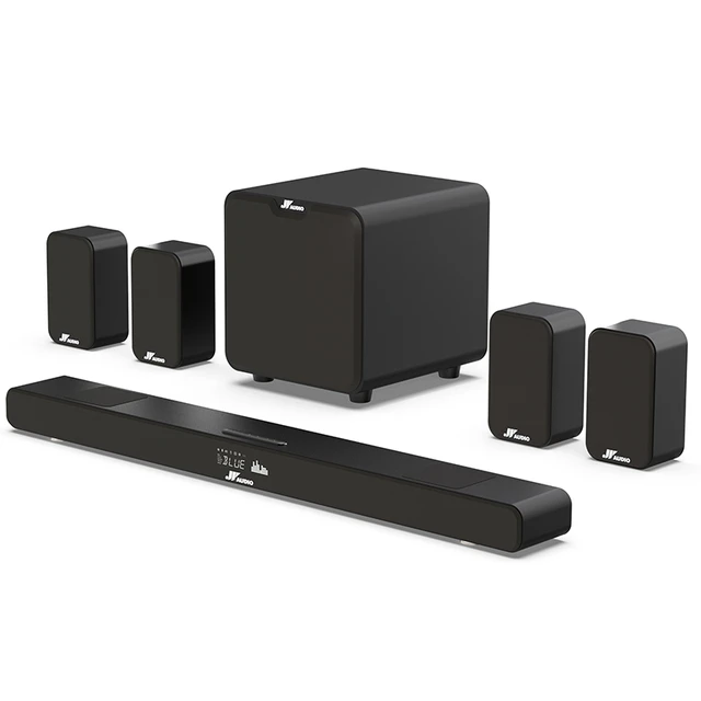 Système de son surround home cinéma sans fil 7.1 HD pour TV avec