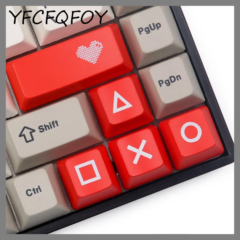 

Mechanical Heyboard ABS Direction Keys Up, Down, Left And Right Personalized Light-Transmitting Keycaps OEM R1 Height PSP Handle