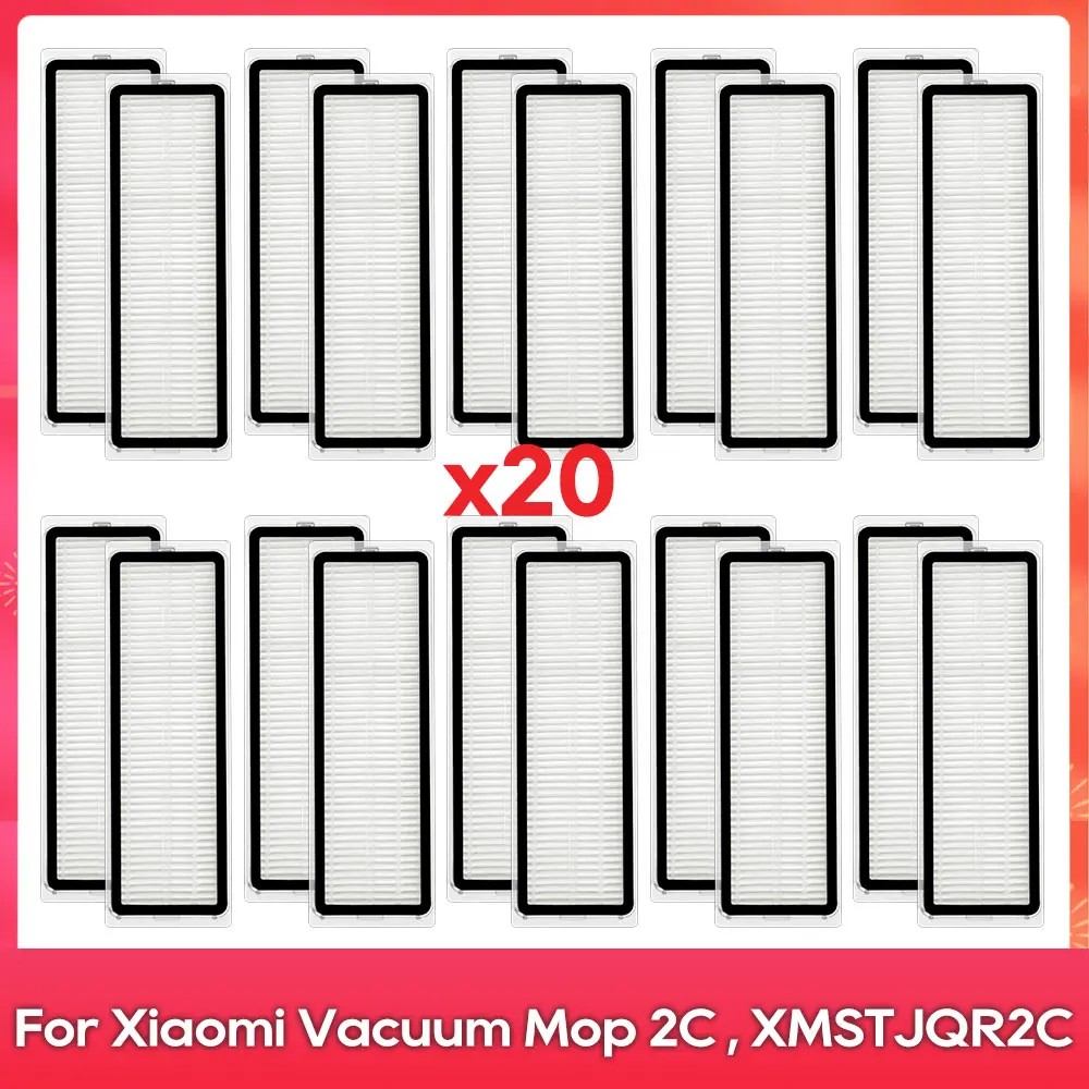 Robot Vacuum Accessories Kit - Roller, Side Brush, HEPA Filter, and Mop Rag Spares