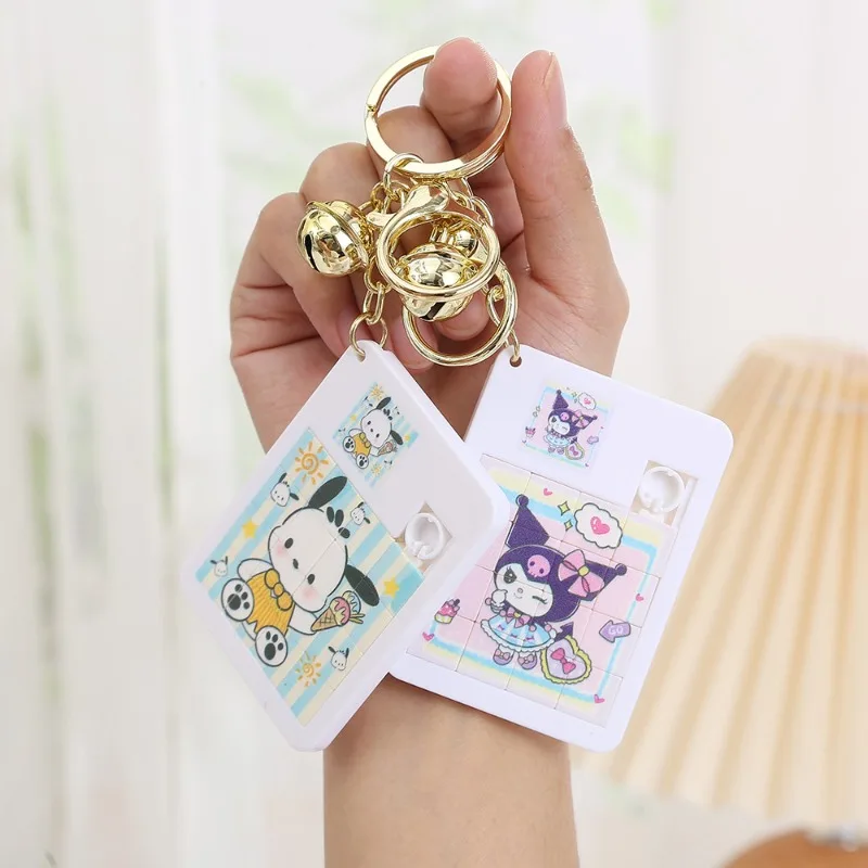 

Kawaii Sanrio Anime Kuromi Keychain My Melody Cute Cartoon Pachacco Simplicity Cinnamoroll Fashions Artistic Children's Gifts