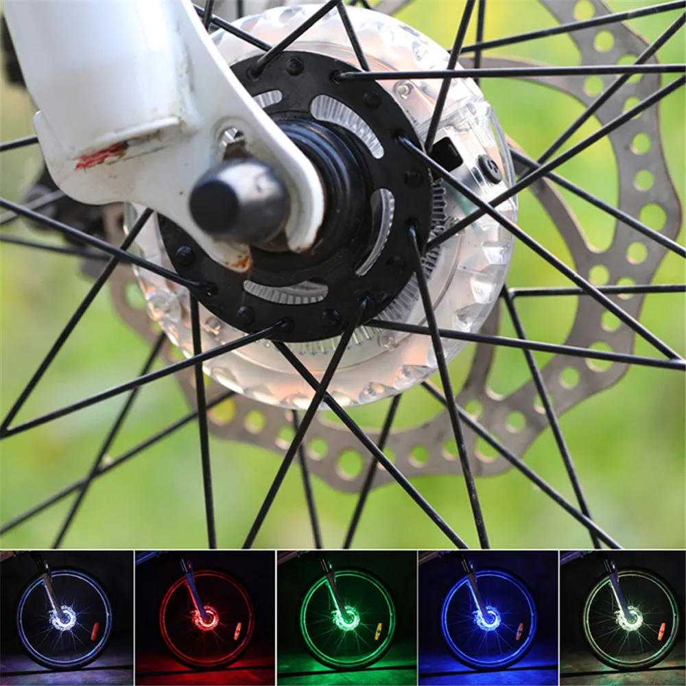 ColorfulSmartLEDBicycleWheelLight39mmDiameterMTBBikeRechargeCyclingSpokeLight