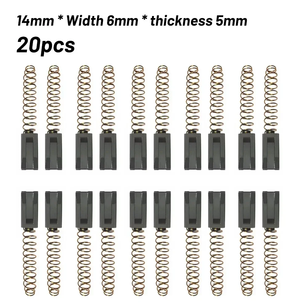 20PCS Carbon Brushes Replacement For Triac S/PID Hot Air Welding /plastic Welding Machine Motor Carbon Brush