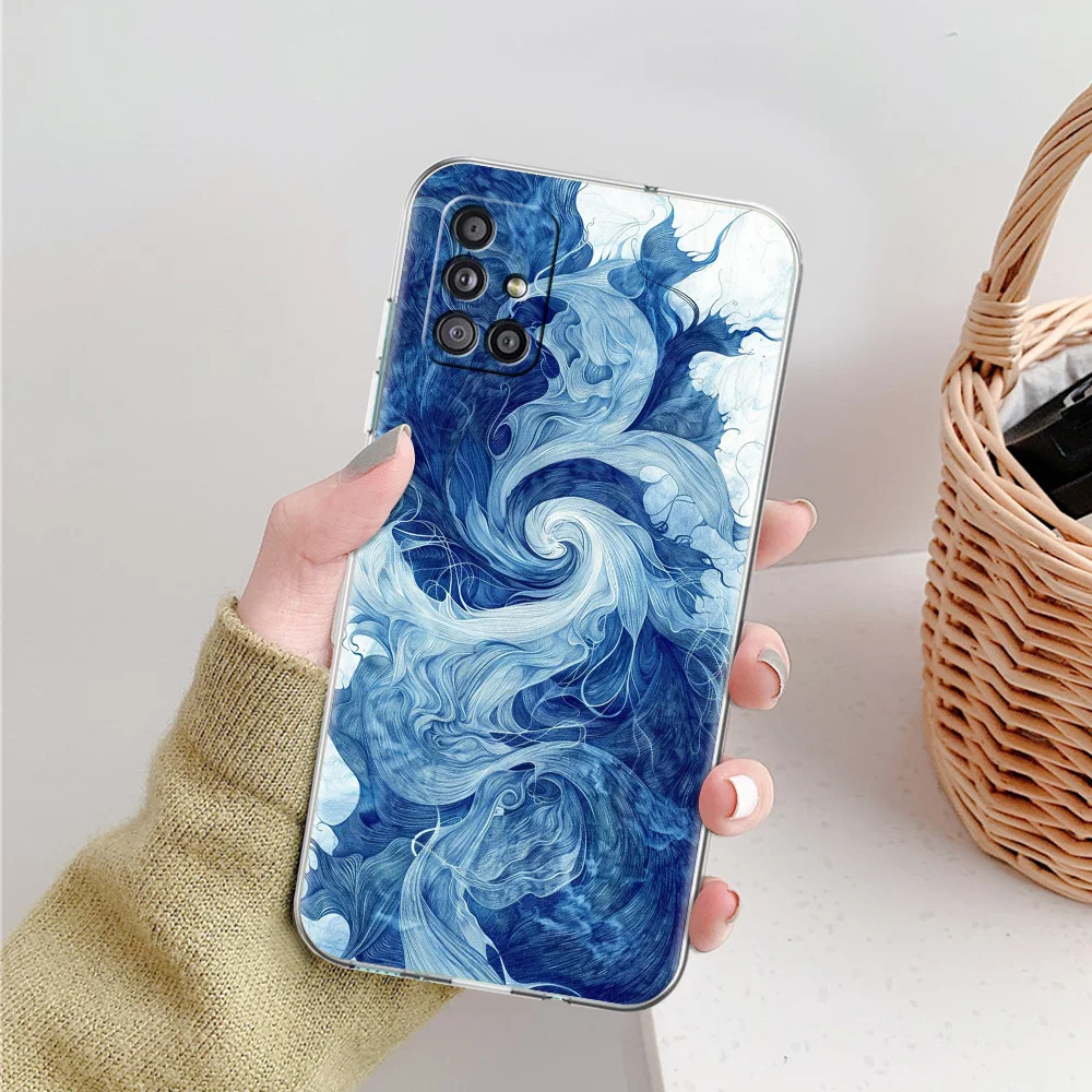 Cute Blue Pattern Phone Case Cover