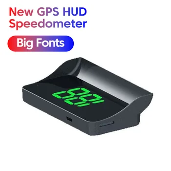 Display HD Head-Up per Auto con GPS, Tachimetro Digitale KMH, Proiettore HUD sul Parabrezza per Tutte le Auto, Accessorio Elettronico per Auto