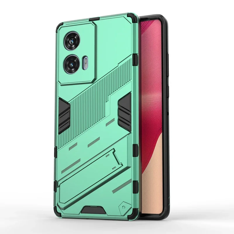 Heavy Duty Armor Phone Case with Kickstand - Shockproof Hard PC Back Cover
