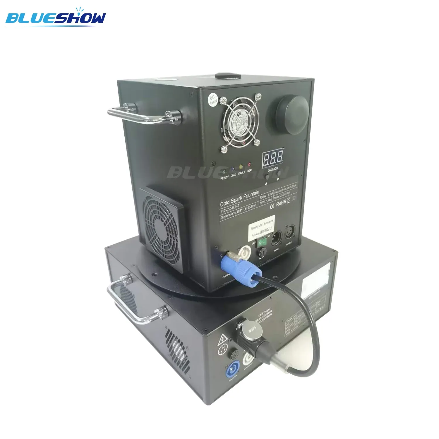 Spark Portable Power Mobile Charging Base for Cold Spark Machine Wireless Battery Power Sparkler Stage Light Charger