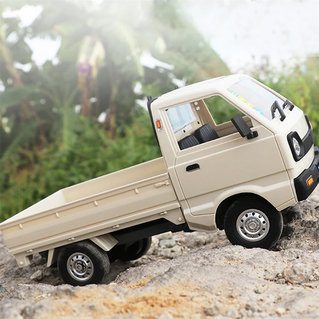 WPL 1/16 D12 MINI RC All Terrain 2.4G 4WD RTR Truck For Kids Adults Best Gift Hobby RC Car High White 5
