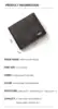 New Brand Men'S Wallet Men'S Short Wallet Youth Fashion Plaid Horizontal Soft Leather Wallet Large Capacity Multi Card Wallet 6
