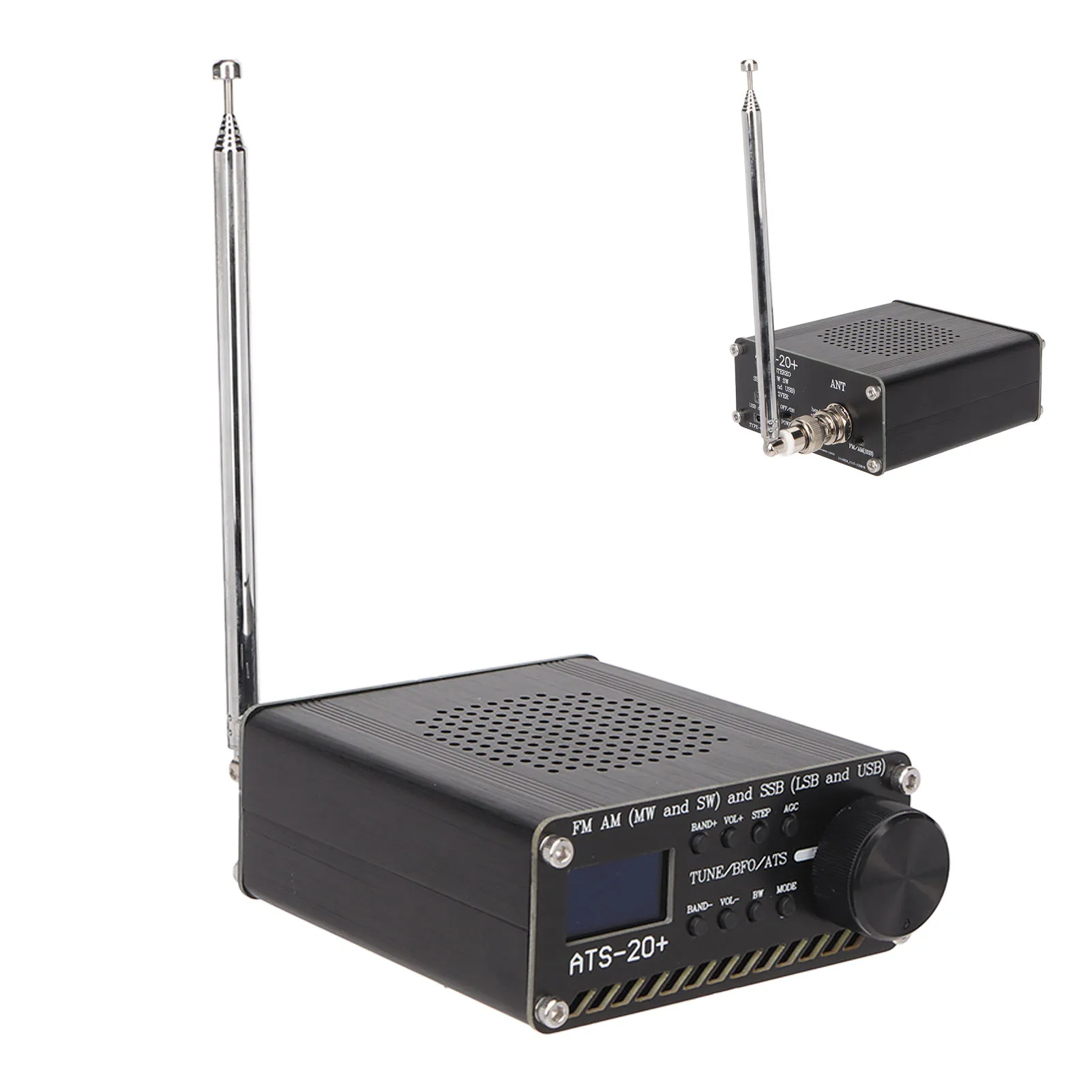 World Band Digital Receiver Digital Demodulation Technology High Sensitivity ATS 20+ for Home Kitchen radio receiver