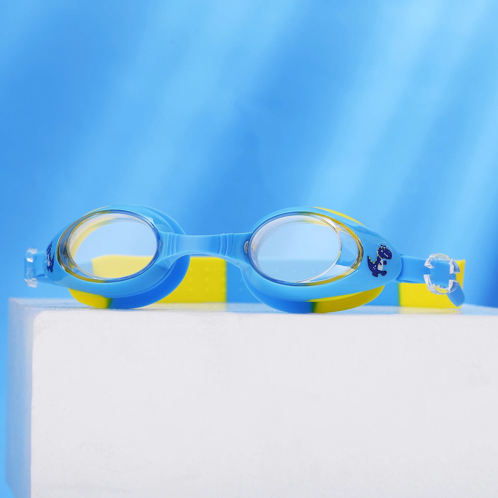 Swimming Goggles For Children Kids, Cartoon Astronaut High Definition Anti-Fog Swimming Glasses, 3~12 Years Old 6