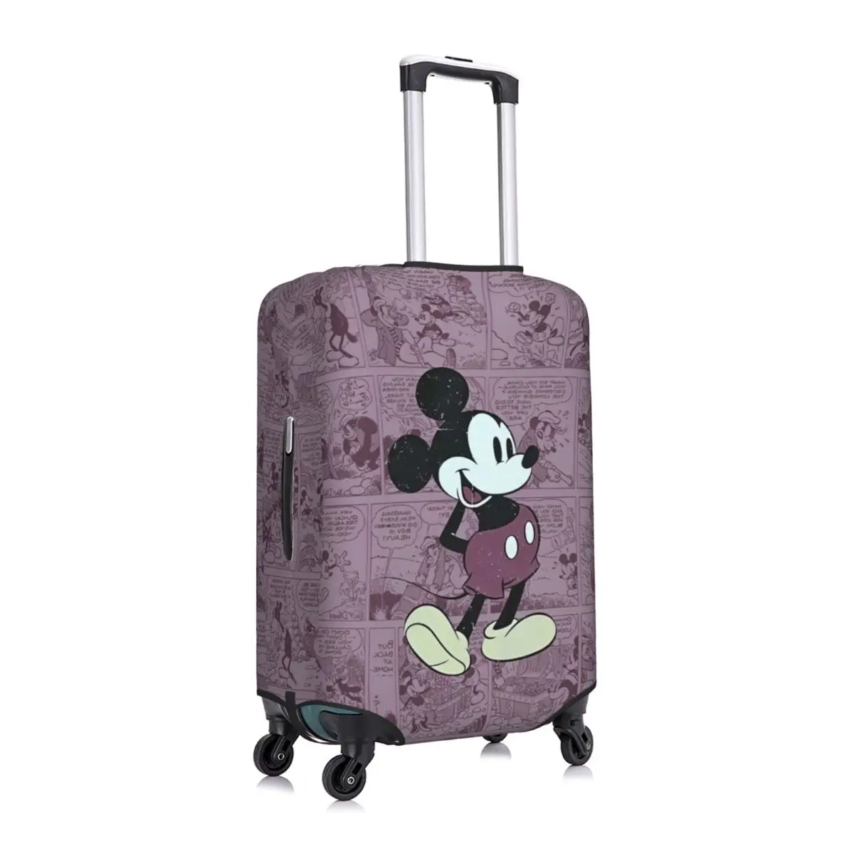 Mickey Mouse Funny Suitcase Cover Cruise Trip Vacation Elastic Luggage Supplies Protector 3