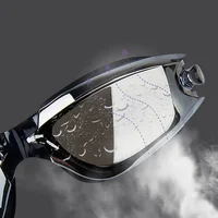 Professional Swimming Goggles Swimming Glasses with Earplugs Nose Clip Electroplate Waterproof Silicone Unisex Swimming Goggles 2