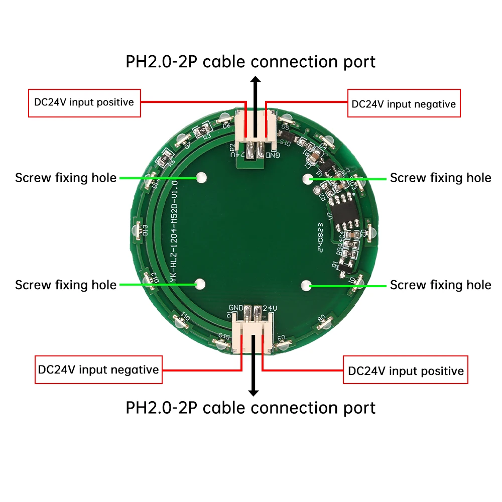 DC24V Fluss Tisch Touch Sensor Schalter LED Licht Emittierende Modul Stern Tisch Sensor Tisch Fahrer Modul DIY kit – Detail 9