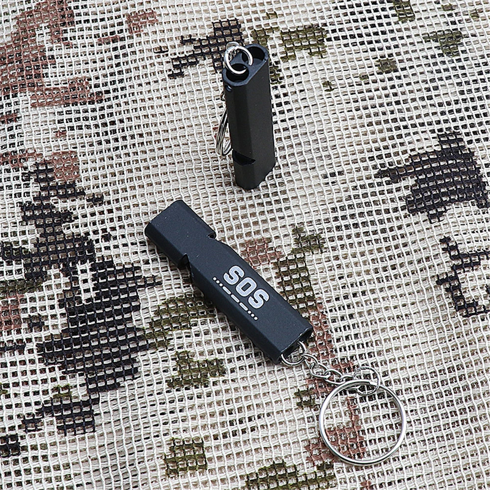 1/2pcs Outdoor Camping Survival Whistle Frequency Whistle Multifunctional Portable EDC Tool SOS Earthquake Emergency