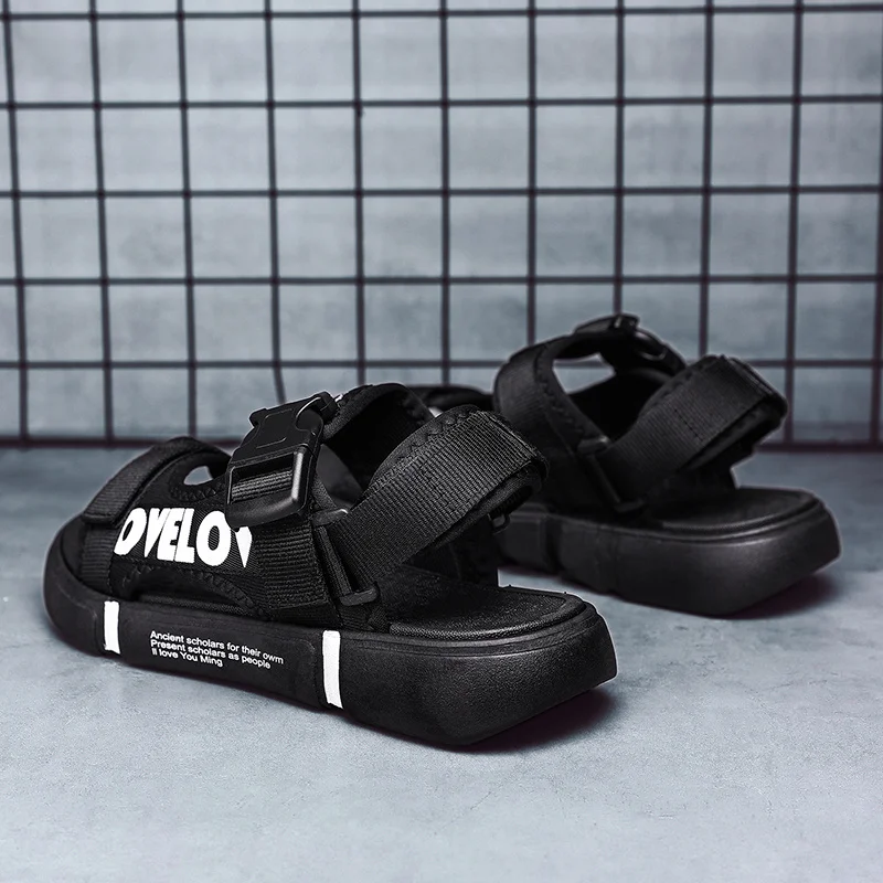 Summer Men's Beach Shoes Shoes Low Heel Sliders Sandals Mens Hiking Sandals Slip Comfy Outdoor Sports Summer_voghion.com