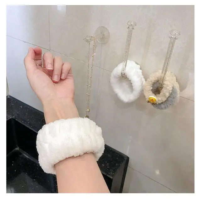 Csuklómosó Öv Puha Mikroszálas Törülköző Csuklószalagok Mosáshoz Az Arcvíz Felszívódása Mosás Megakadályozza A Nedvesség Sávját - Image 2