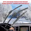 1/2/3/4/6PCS Car Wiper For Jeep Patriot 2008-2016 Front Rear Wiper Blades Brushes Cutter Auto Accessories 2012 2013 2014 2015 5