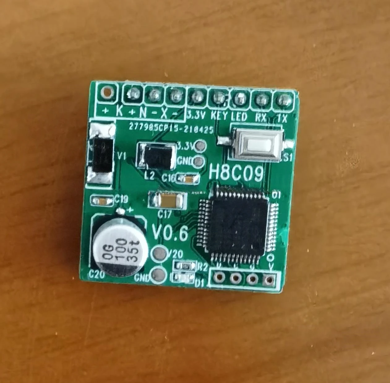 

Для модуля дополнительной разработки KNX Tpuart2
