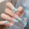 120ML/Jar Acrylic Nail Powder 4.23 OZ Pink&Clear&White Crystal Powder Ultra Delicate Odor-Free Bubble-Free Premium Nail Art Dust 4