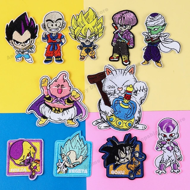 Cheap Patches For Clothes Bag Iron On Thermal Stickers Goku De