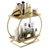 1pc Makeup Organizer Cosmetics Storage Holder Household Skin Care Products Dresser Bathroom Desktop Large Capacity Storage Shelf 5