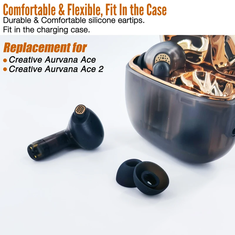 Eartips Replacement for Creative Aurvana Ace/Ace 2 Earbuds Earpad Ear Tips