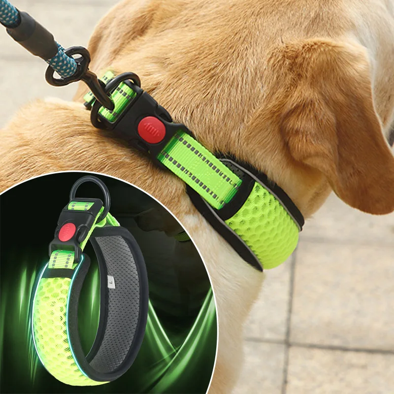 Reflective Breathable Dog Collar 1