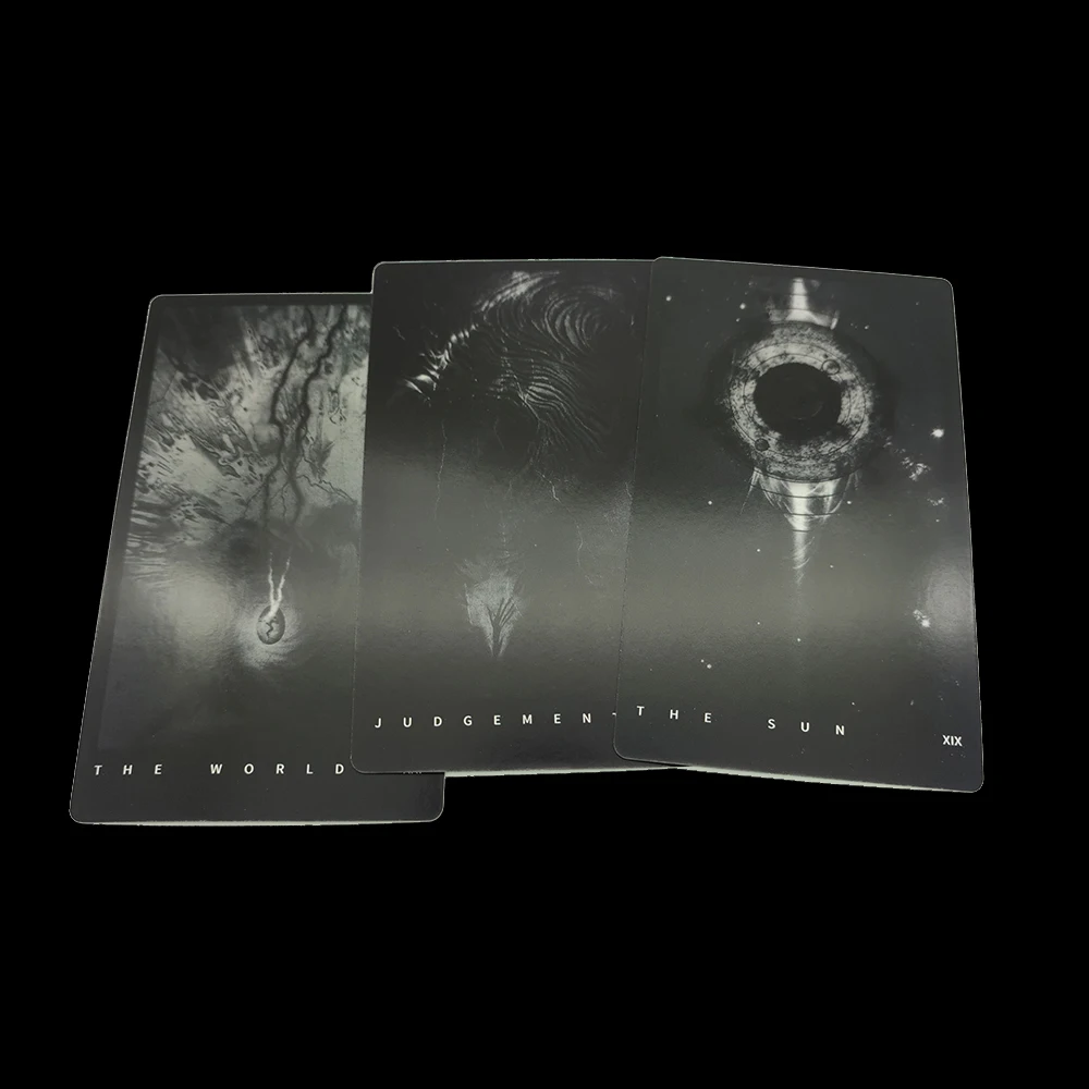 12x7cm The Black Divination Tarot Deck with Guide Book - Featuring Gothic Artwork and Intuitive Symbolism 6
