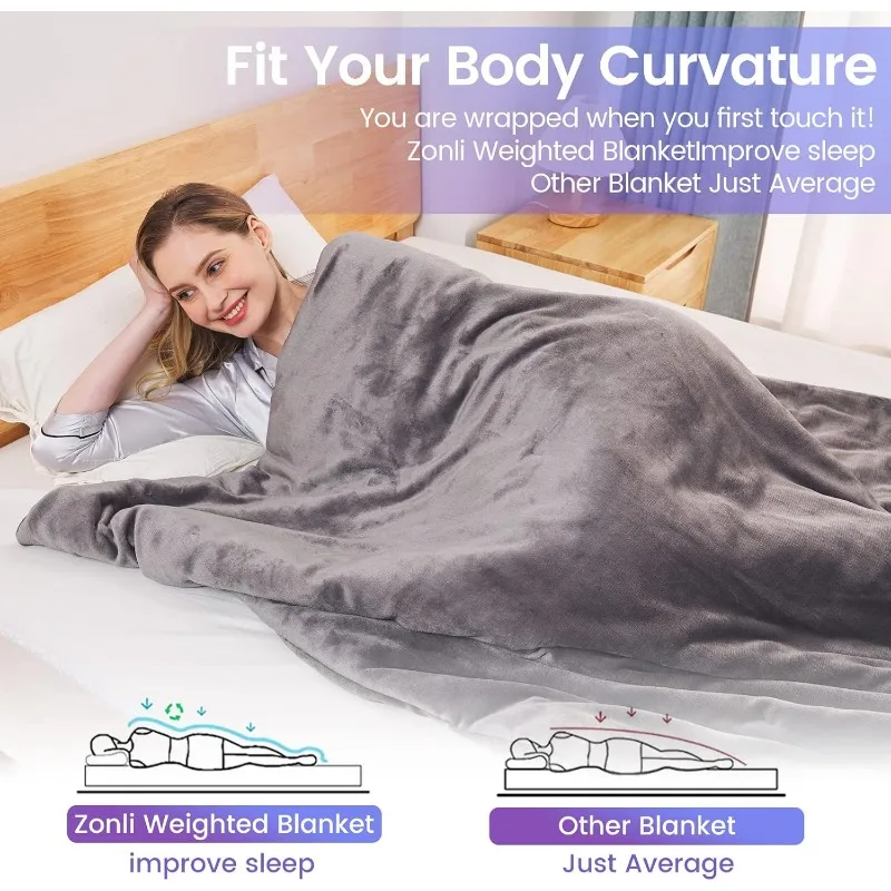 ZonLi Electric Heated Weighted Blanket Queen Size