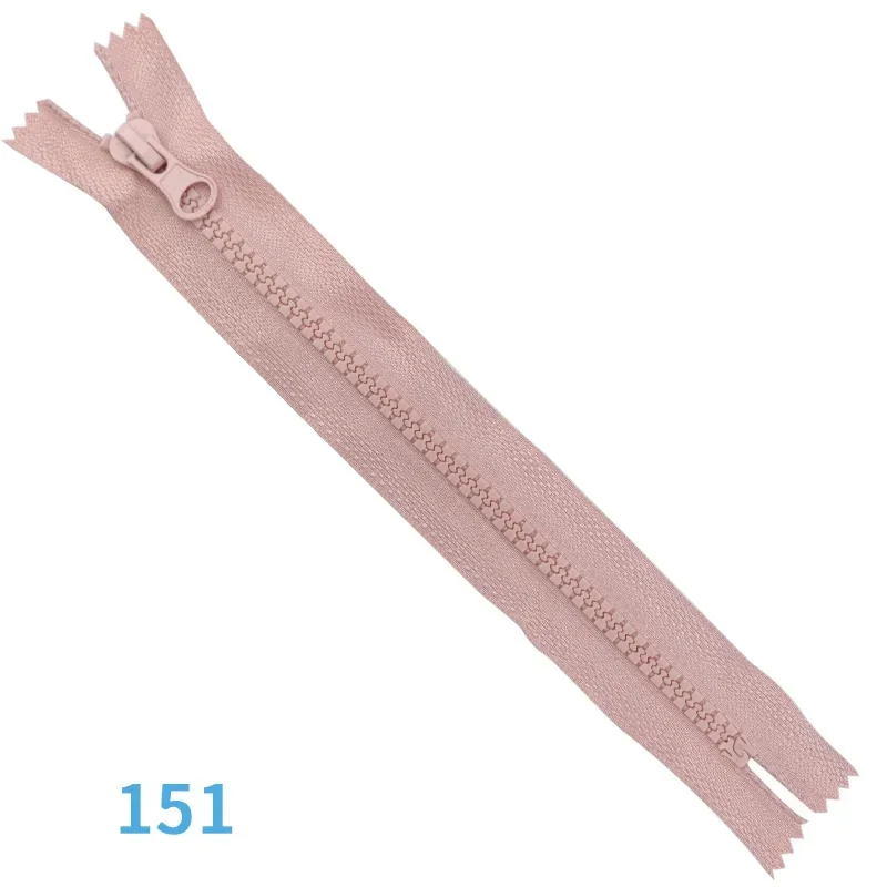 Durable Resin Zipper for Crafting and Sewing Projects, 2-Pack