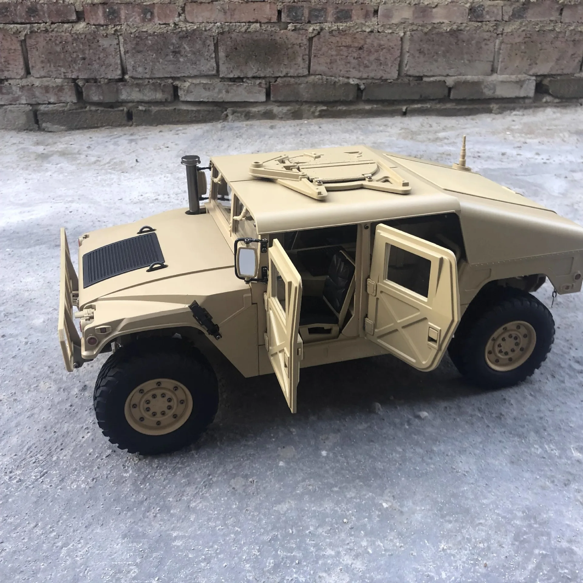 Hengguan 1/10 P408 RC Remote Control Car 16 Channel American 4x4 HUMMER Four-Wheel Drive Convertible Simulation Model Toy Gift 3