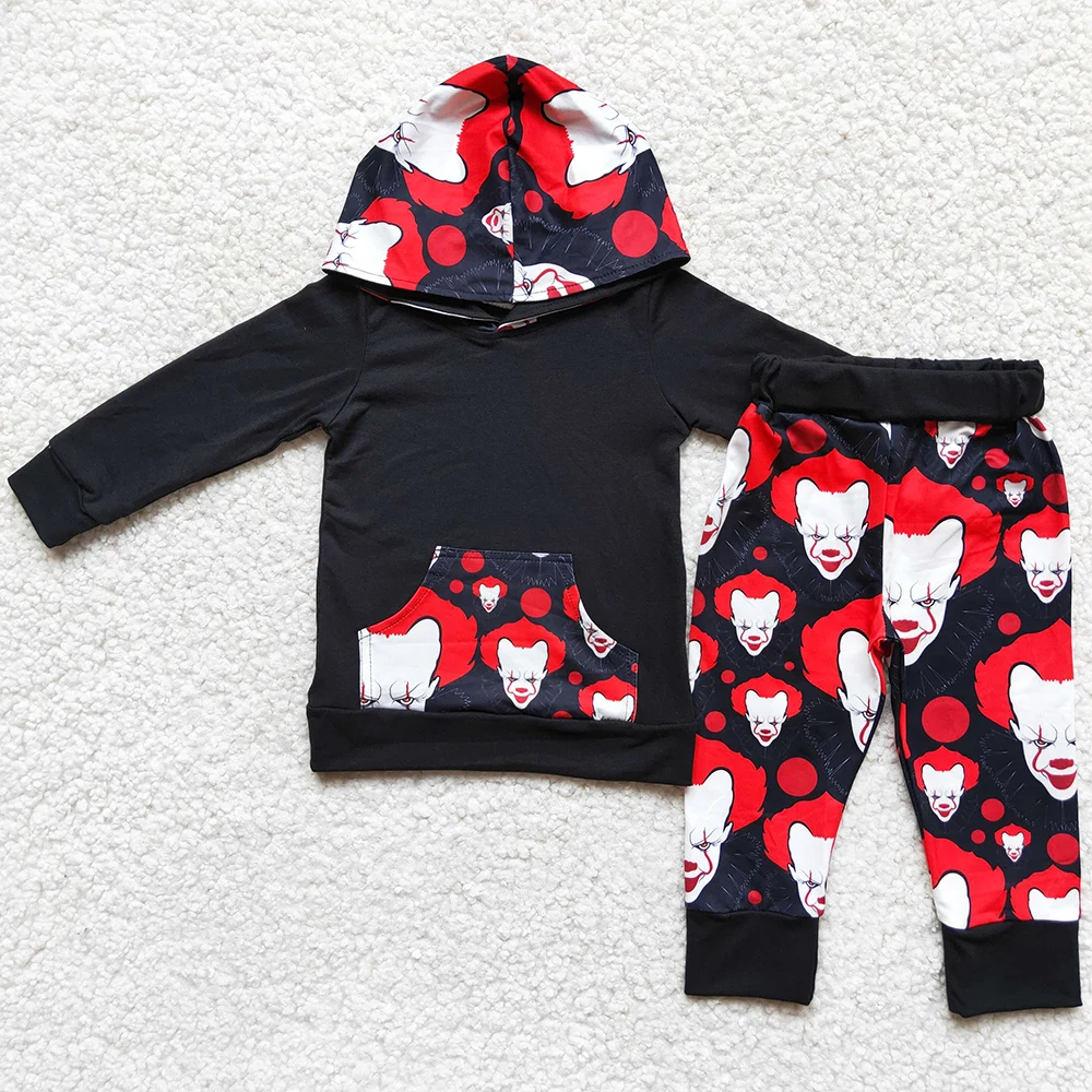 

Hot Sale Kids Children Clothes Boys Hoodie Set Halloween Baby Boys Clothes Hoodies Outfits Boutique Toddler Boy Clothing Fall