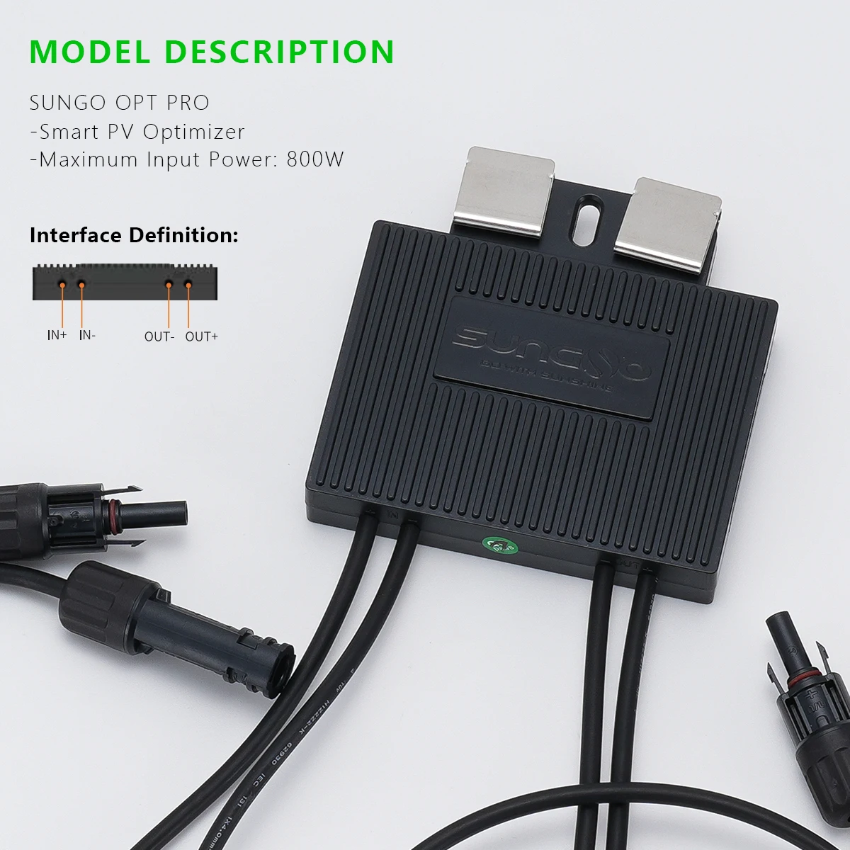 รูปสินค้า อินเวอร์เตอร์พลังงานแสงอาทิตย์ 800W ใช้งานได้หลากหลาย
