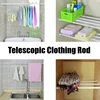Punch-free Telescopic Clothing Rod Extendable Stainless Steel Curtain Pole Easy Easy Installation Punch-free 50-120cm gass 3