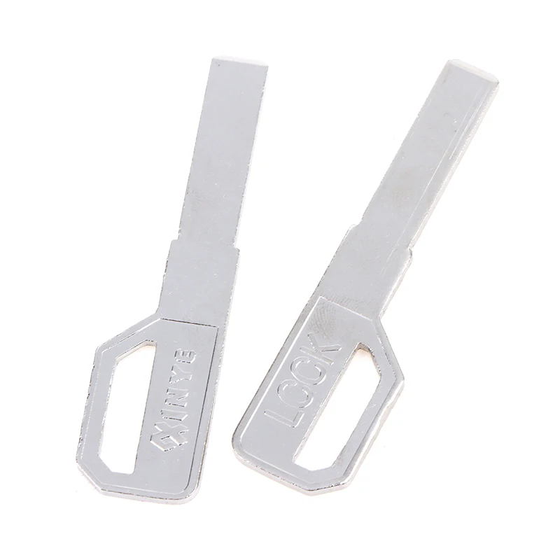 2PCS Key Embryo Fingerprint Lock Password Lock Super D Key Blank Suitable For Handle LOCK Flat Multi-track Light Board