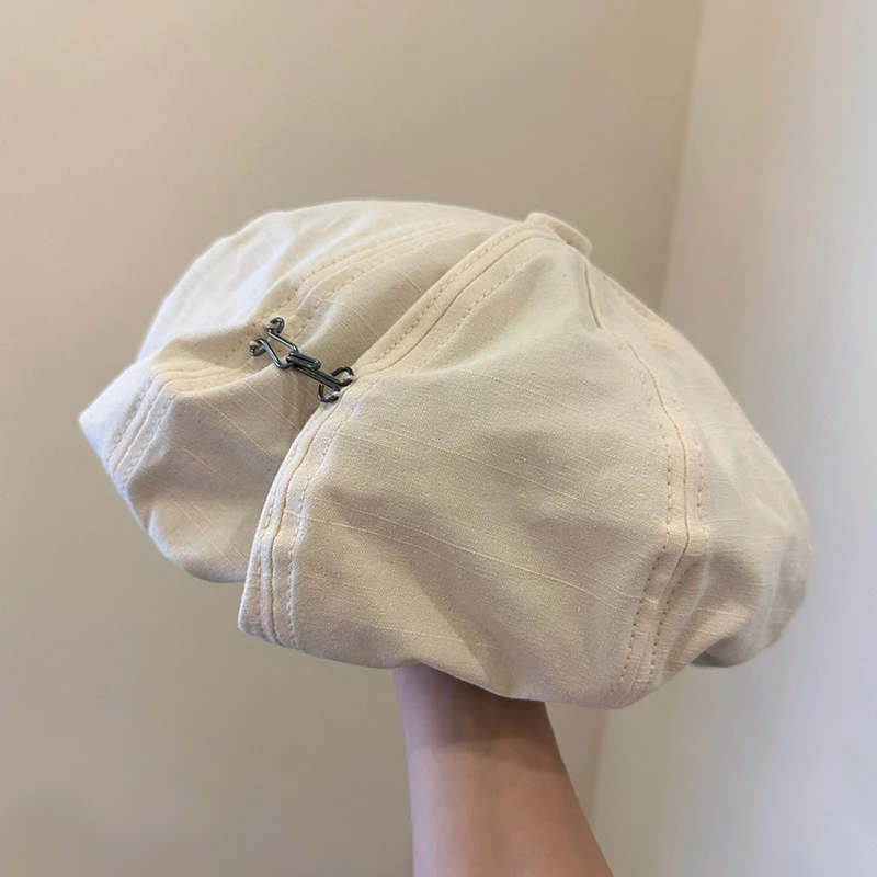 beret hat newsboy cap newsboy hat casual hat Harajuku Retro Style Oversized Berets Caps for Women in Spring Summer Fashion Versatile Casual Short-brimmed Newsboy Hats