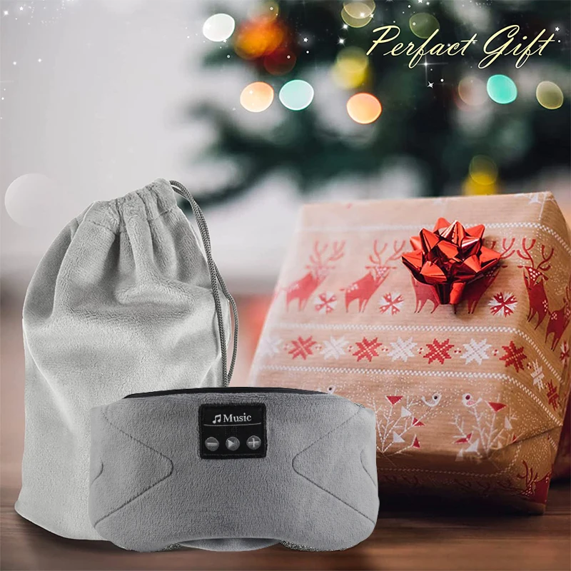 Bluetooth Headphones 5.2Bluetooth Sleeping Headphones Sleep Mask with White Noise