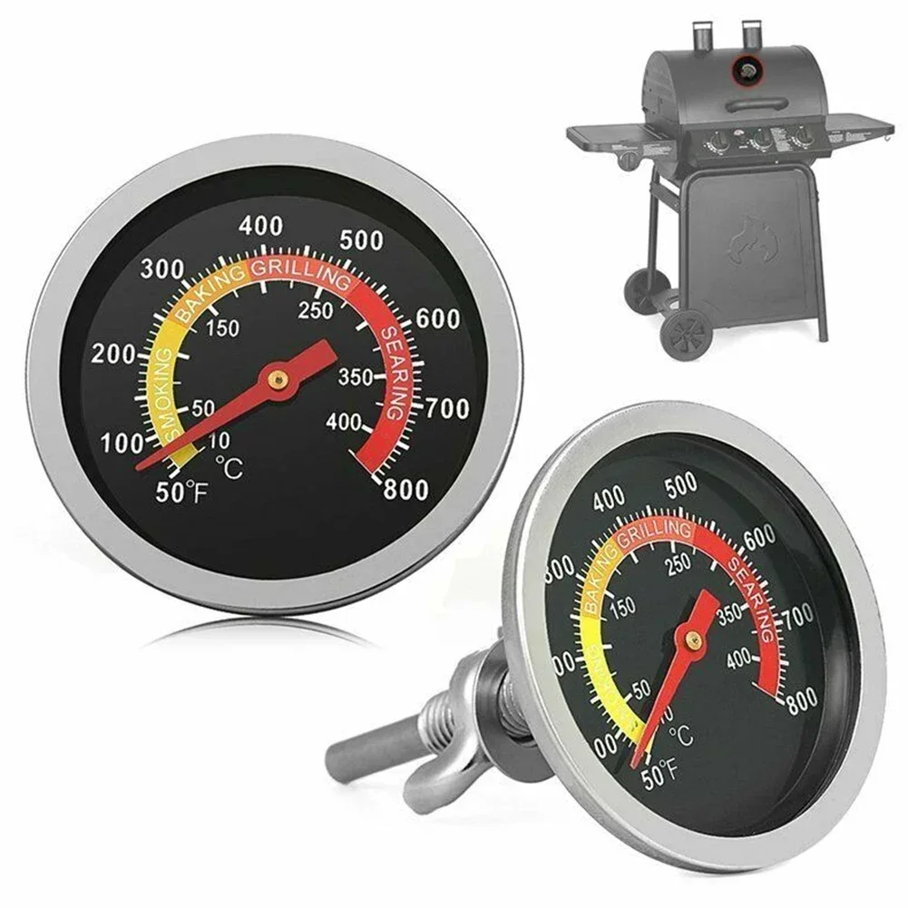 BBQ Thermometer Temperature 10~400℃ 50℉~800 ℉ Stainless Steel Accessories