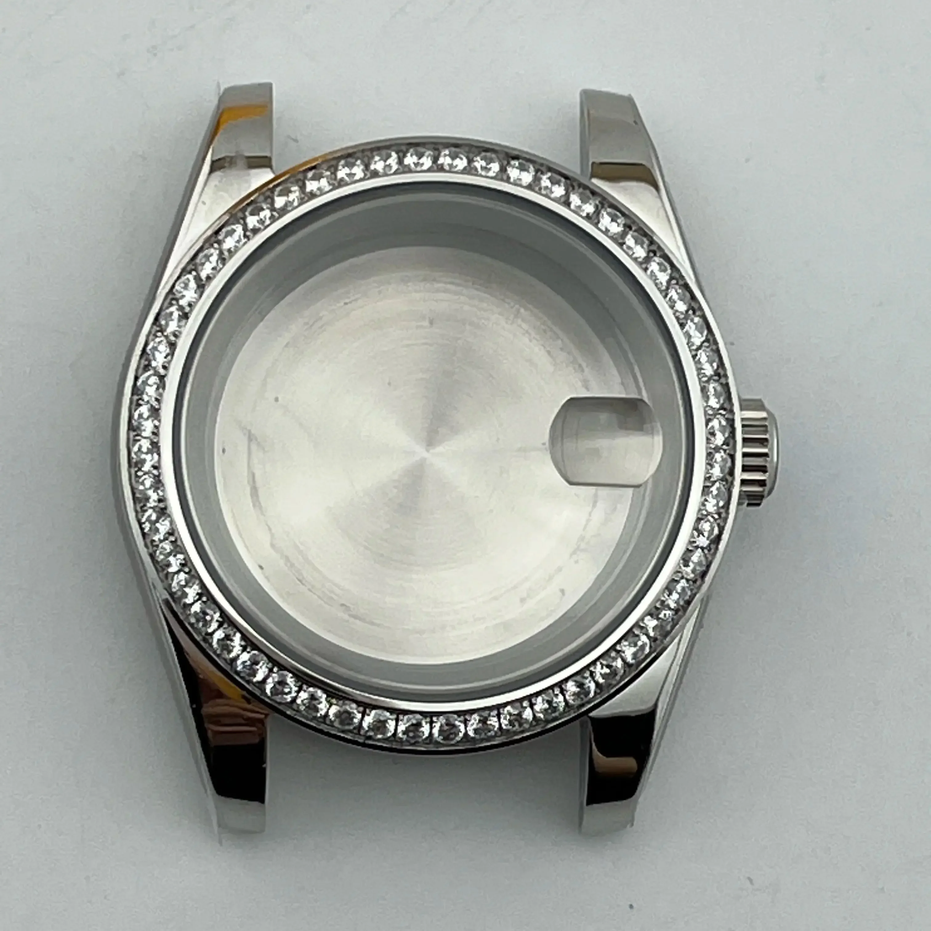 36mm/39mm Rose Gold Case Diamonds Bezel Sapphire Mod Parts NH34 NH35 NH36 NH38 NH39 NH70 NH72 ETA2824 PT5000 Movement