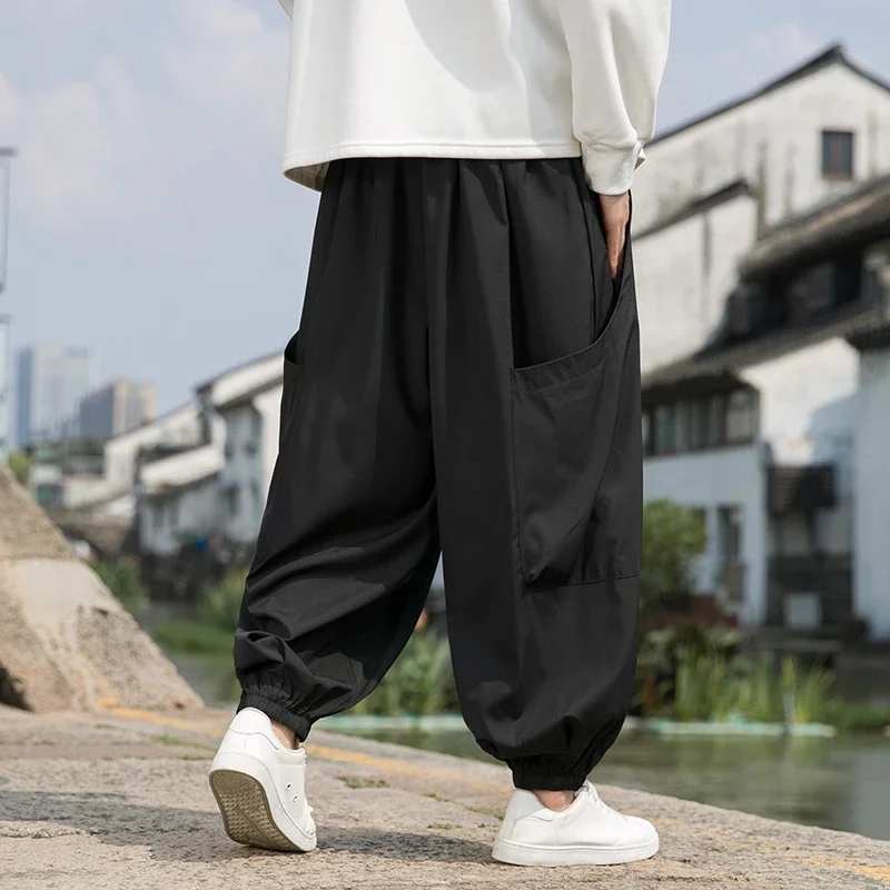 Pantalones De Pana Holgados Para Hombre - Estilo Japonés, Cómodos Y Urbanos Para Otoño E Invierno
