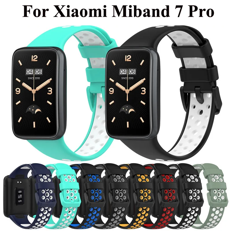 

Sport Strap For Xiaomi Mi Band 7 Pro /7Pro Smart Watch Silicone Wristband Bracelet For Miband 7 Pro Replacement Watch Correa