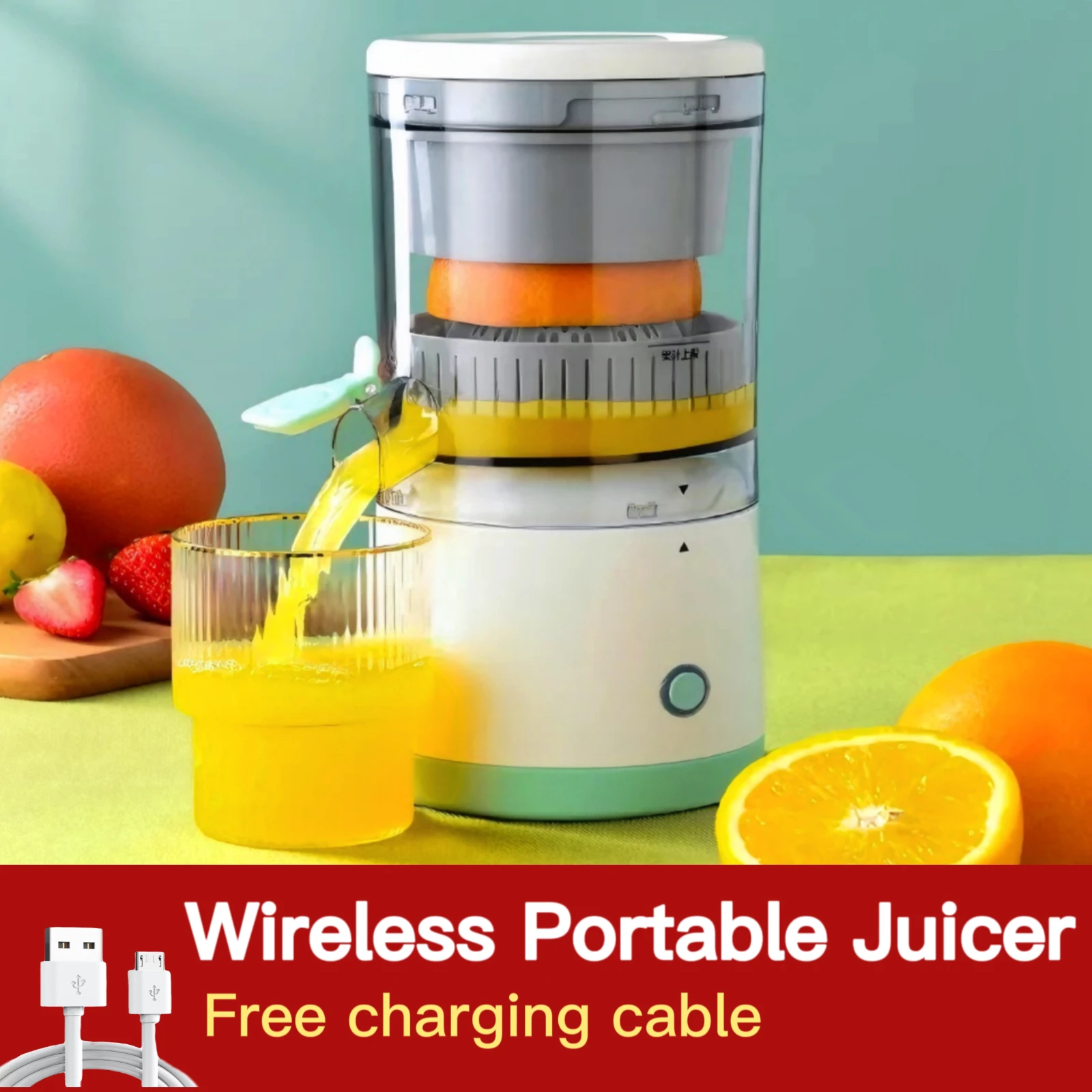 Wireless Portable Usb Juicer Rechargeable Multifunctional Household