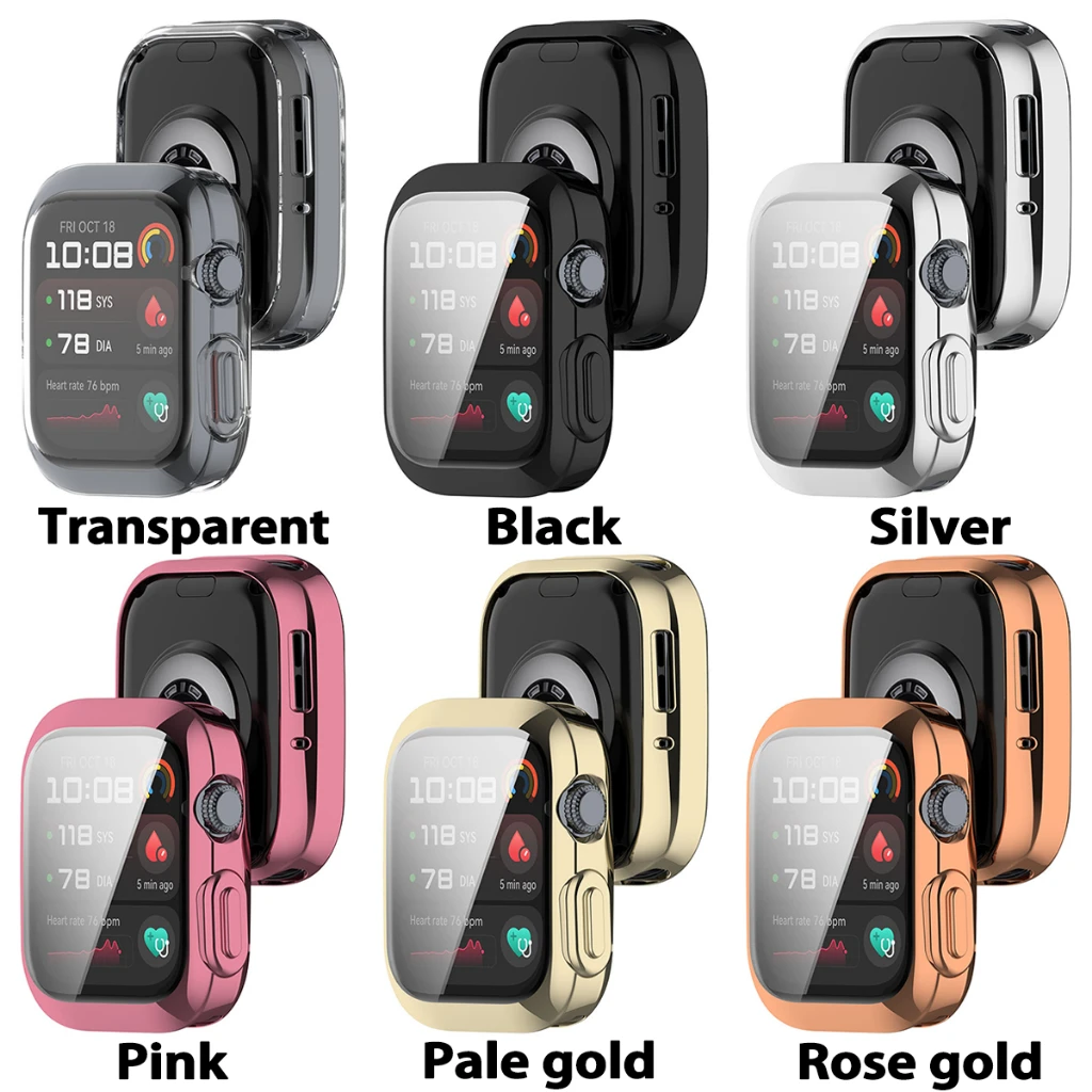 For Huawei Watch D2 Tpu Full Coverage Case Screen Protector Soft Plating Protective Bumper Frame Huawei Watchd2 Cover Casing