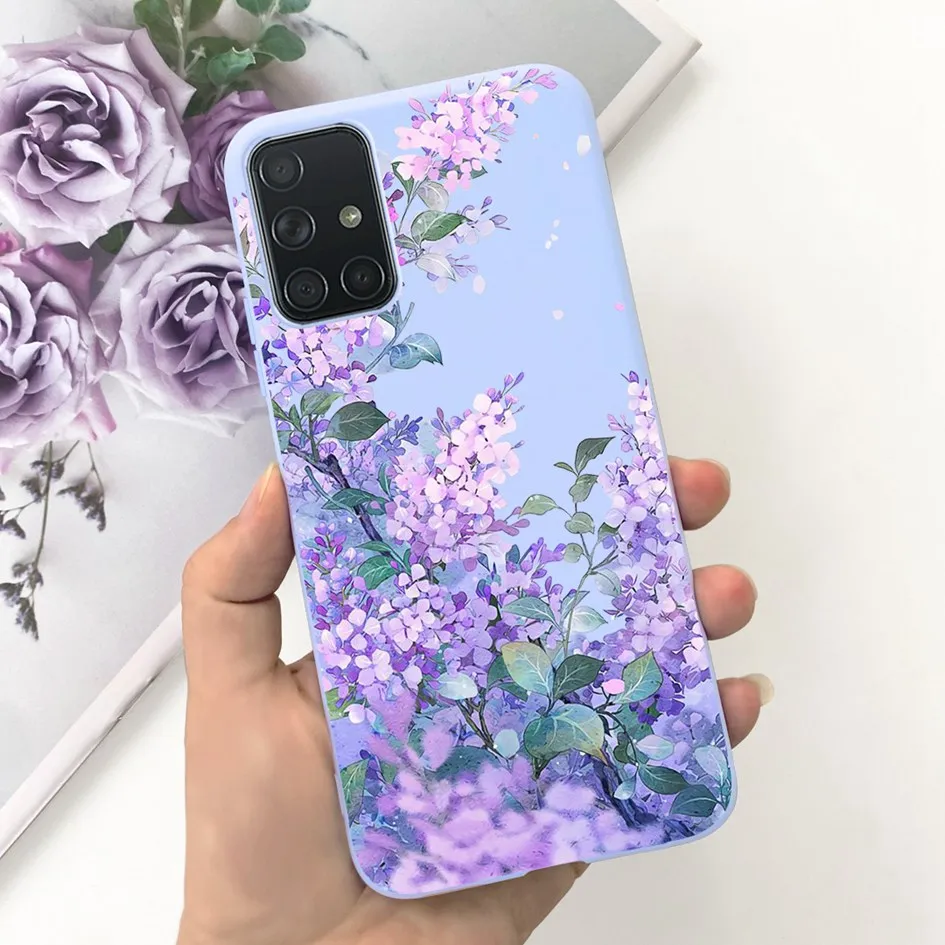 Elegant Floral Slim Shockproof Silicone Phone Case