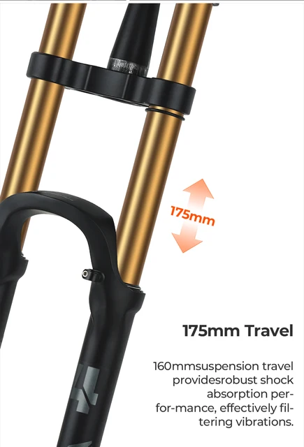 BOLANY MTB Thru Axle Boost Suspension Fork Mountain Bike Air