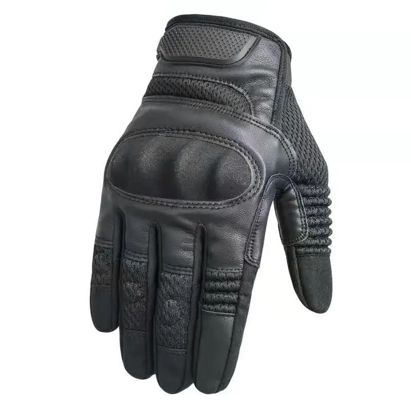 Touchscreen Leather Motorcycle Gloves Motocross Tactical Moto Motorbike Pit Biker Protective Gear Racing Full Finger Glove Men motorcycle gloves,leather motorcycle gloves