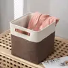 Large Capacity Laundry Basket Dirty Clothes Basket Fabric Laundry Basket Folding Storage Basket Household Storage Box Portable 4
