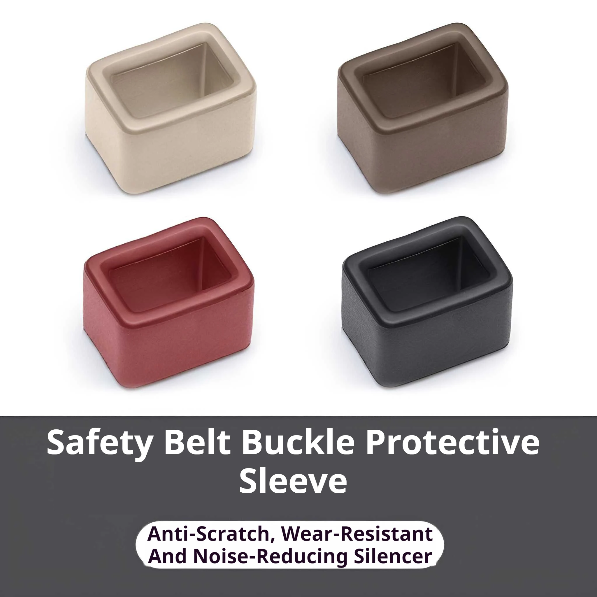 Porsche Compatible 911 718 928 968 992 Boxster Cayman Carr Car Seat Belt Bracket Silicone Buckle Protective Cover seat belt covers car seat belt accessory
